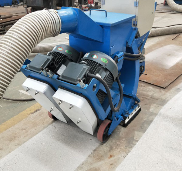 飛機(jī)場跑道除膠移動式拋丸機(jī)